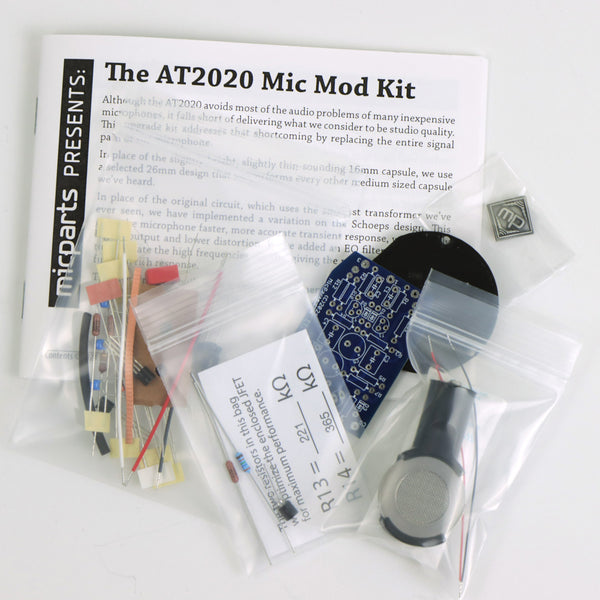 AT2020 Microphone Mod Kit – Microphone-Parts.com