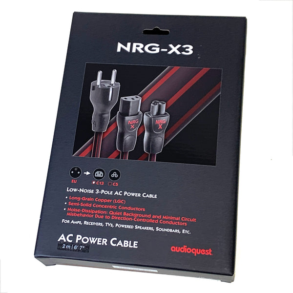 AudioQuest NRG-X3-EU IEC Power Cords – Microphone-Parts.com