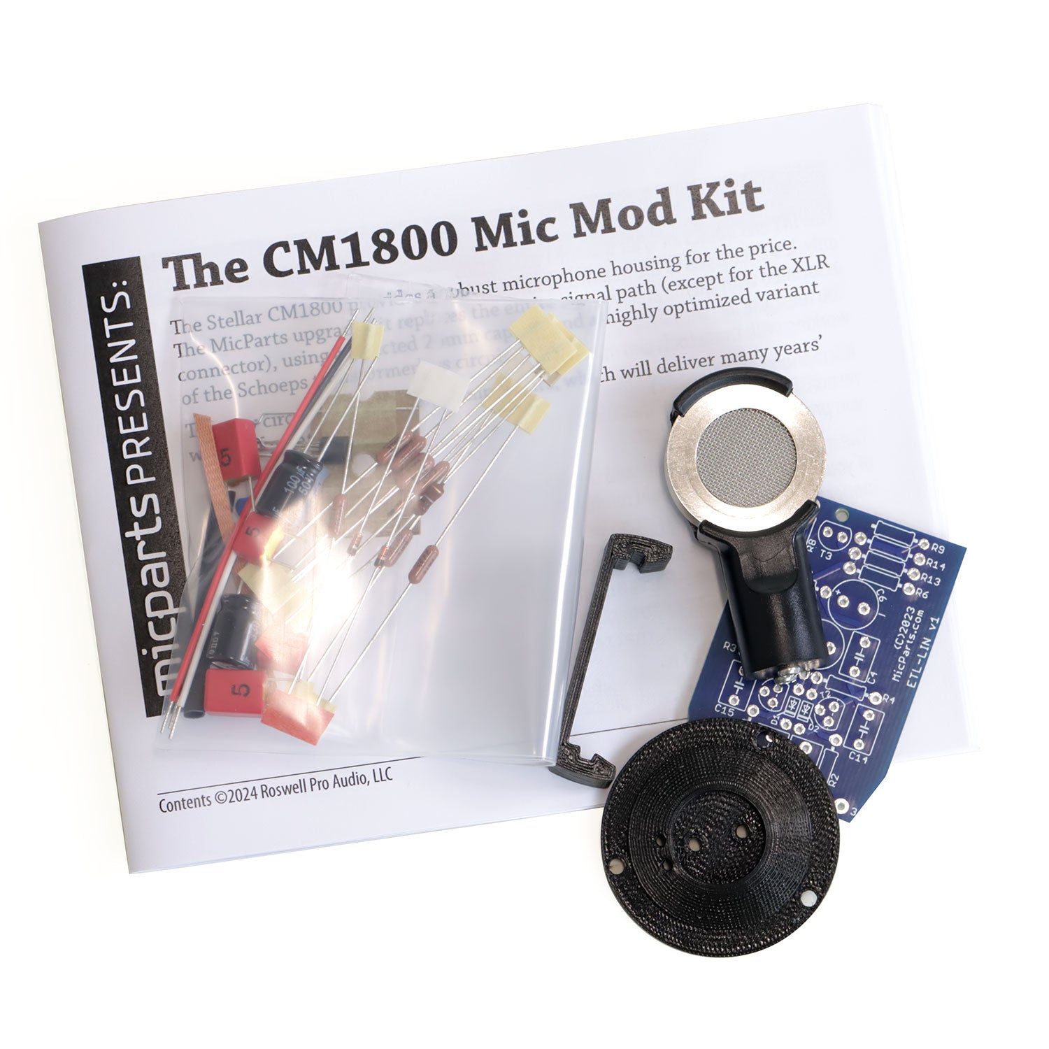 CM1800 Microphone Mod Kit – Microphone-Parts.com