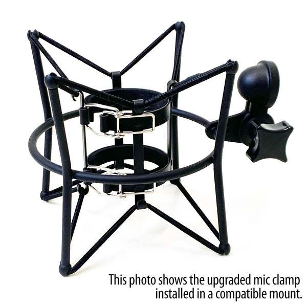 Mic Clamp Upgrade for Tube Mic Shockmount – Microphone-Parts.com